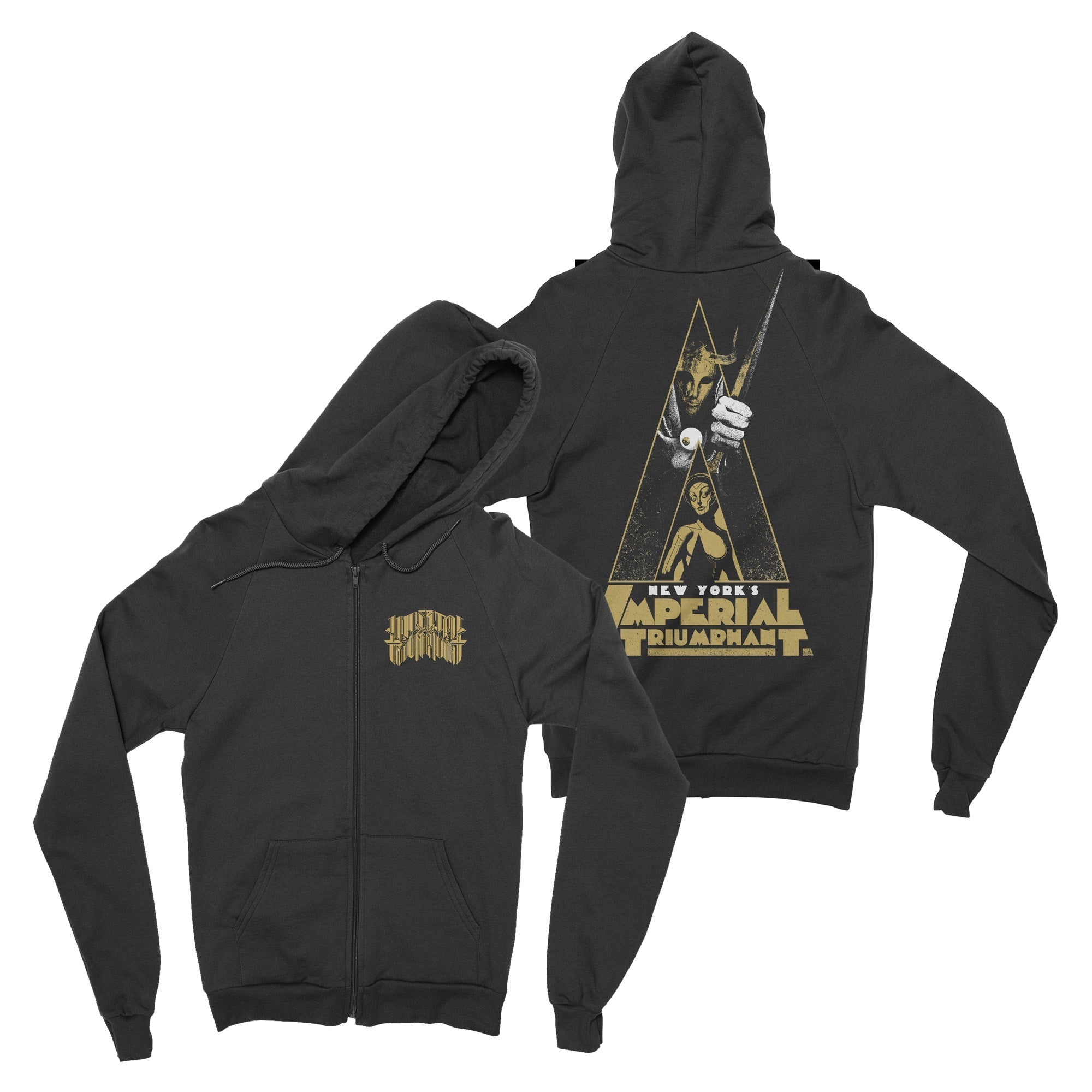 Imperial Triumphant - Clockwork zip-up hoodie T-Shirts, Sweatshirt | CoreVibeTees.com (Image 1)