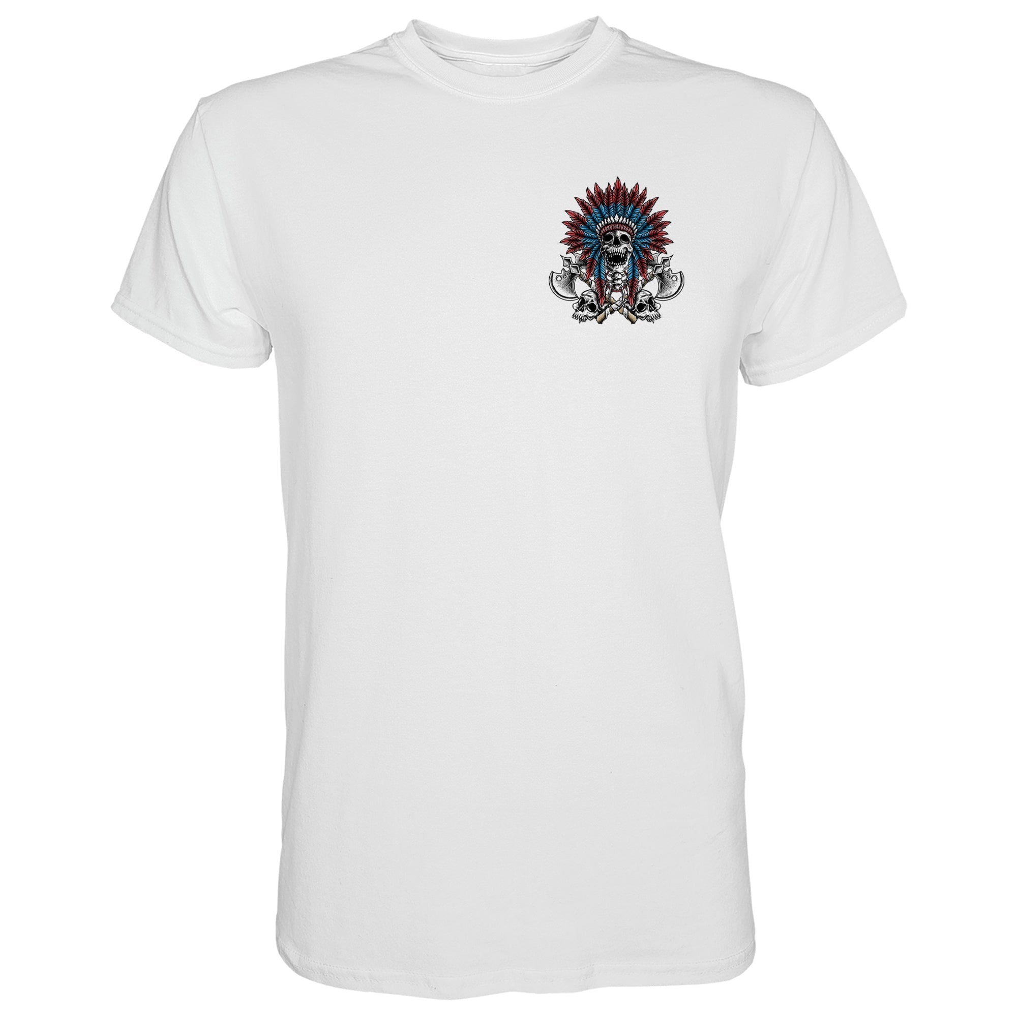 Warrior Spirit Indian Head Men's T-Shirt Hoodie, Sweatshirt | CoreVibeTees.com (Image 4)