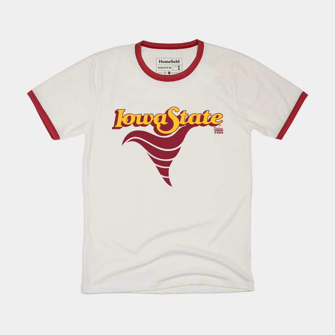 Iowa State Cyclone Logo Ringer Tee Style001 Hoodie, Sweatshirt | CoreVibeTees.com (Image 1)