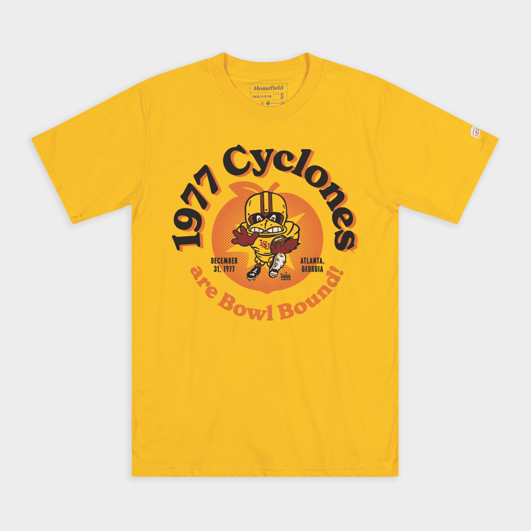 Iowa State Football 1977 Peaches Tee Style001 Hoodie, Sweatshirt | CoreVibeTees.com