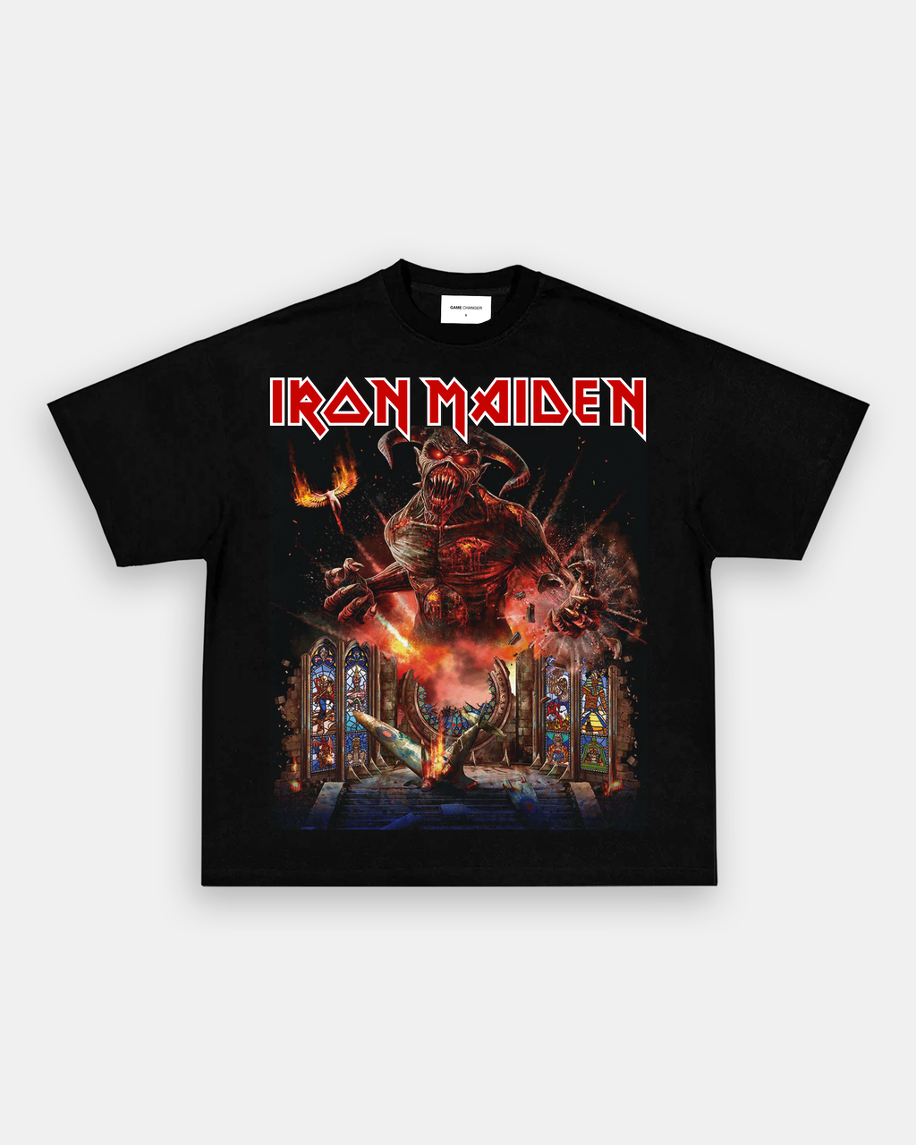 IRON MAIDEN - DEVIL'S WORK TEE Hoodie, Sweatshirt | CoreVibeTees.com (Image 3)