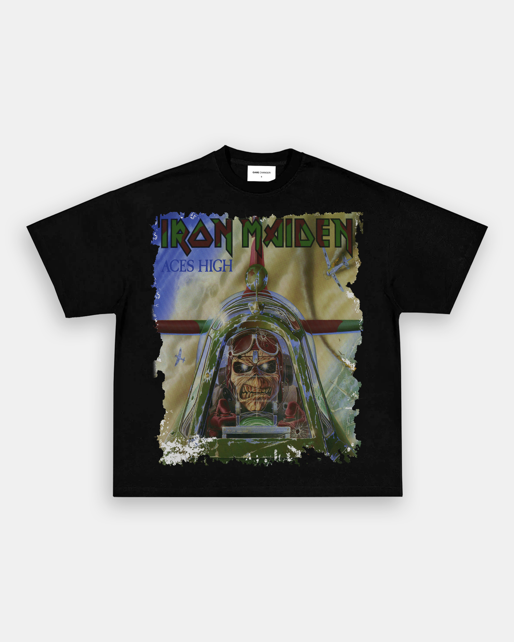 IRON MAIDEN ACES HIGH TEE Hoodie, Sweatshirt | CoreVibeTees.com (Image 3)