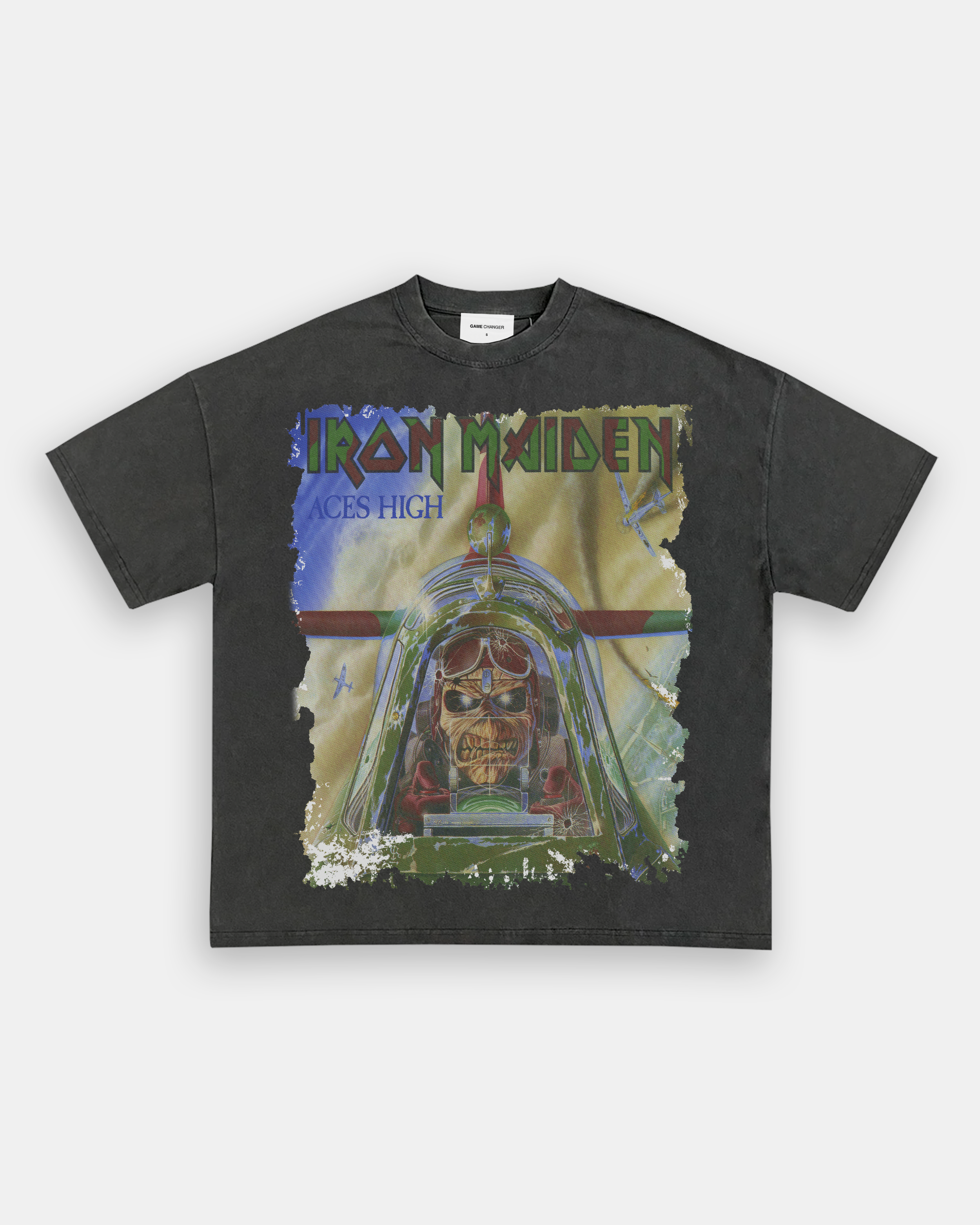 IRON MAIDEN ACES HIGH TEE Hoodie, Sweatshirt | CoreVibeTees.com (Image 2)