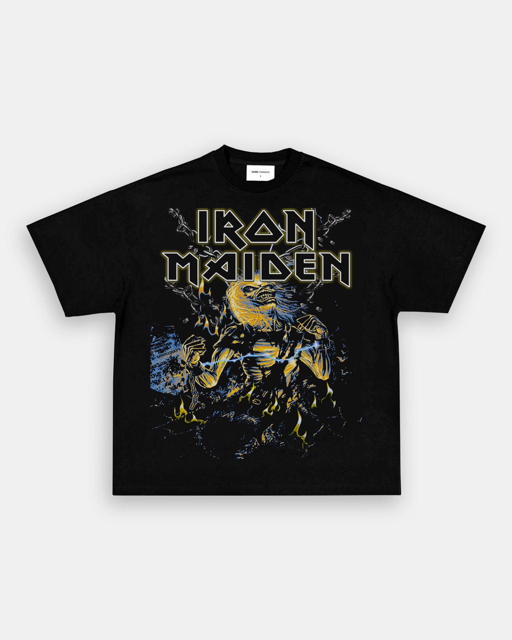 IRON MAIDEN CHAINS TEE Hoodie, Sweatshirt | CoreVibeTees.com (Image 1)