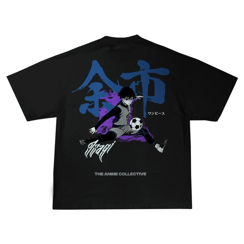 ISAGI YOICHI BLUE LOCK VINTAGE T-SHIRT, BLUE LOCK Tshirt, BLUE LOCK Shirt, BLUE LOCK Merch, Anime Shirt, Vintage Graphic Tee, Anime Graphic Tee, gift For fan Top Menswear