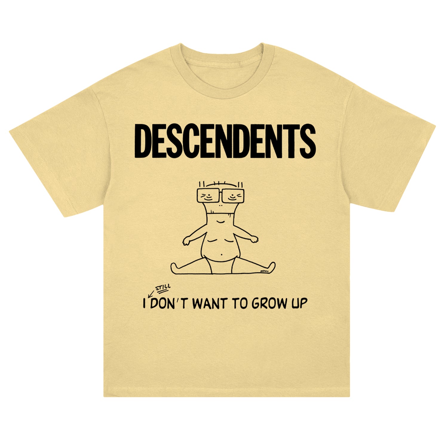 I Still Donâ€™t Want To Grow Up T-Shirt (Yellow) Hoodie, Sweatshirt | CoreVibeTees.com (Image 1)
