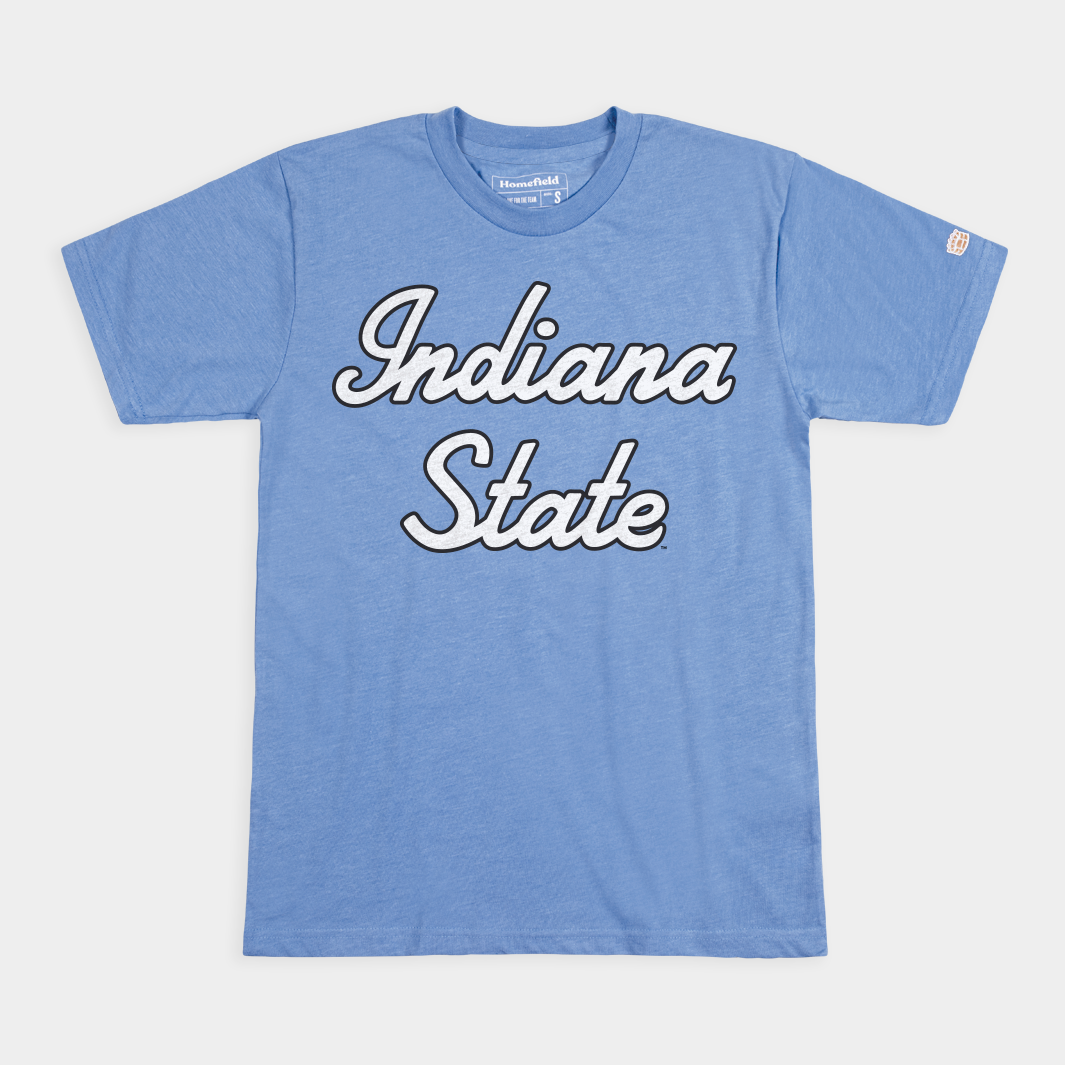 Indiana State Sycamores 1970s Script Tee Style001 Hoodie, Sweatshirt | CoreVibeTees.com