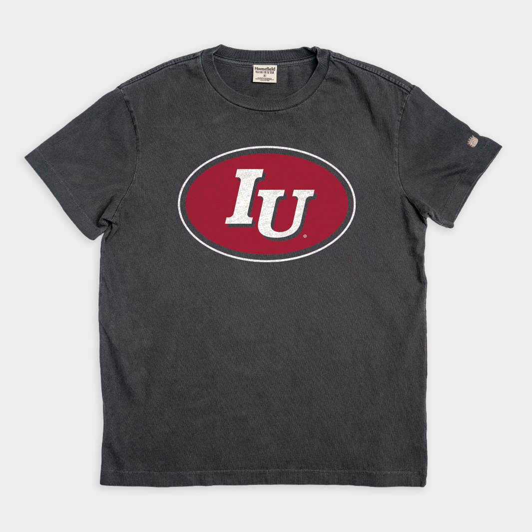 IU Oval Vintage Heavyweight Tee Hoodie, Sweatshirt | CoreVibeTees.com (Image 1)