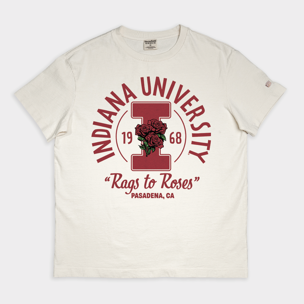 IU "Rags to Roses" 1968 Vintage Heavyweight Tee Style001 Hoodie, Sweatshirt | CoreVibeTees.com (Image 1)