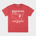 IU 1987 Basketball Champs Crimson Vintage Heavyweight Tee Style001 Hoodie, Sweatshirt | CoreVibeTees.com (Image 1)