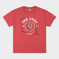 1987 Vintage IU Basketball National Champs Heavyweight Tee Hoodie, Sweatshirt | CoreVibeTees.com (Image 1)