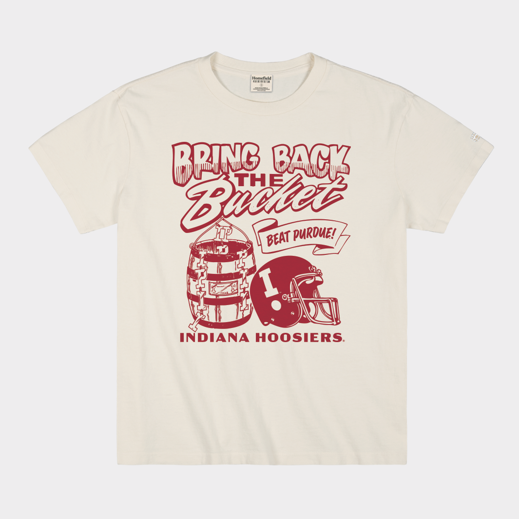 Indiana Football Bring Back the Bucket Heavyweight Tee Hoodie, Sweatshirt | CoreVibeTees.com (Image 1)