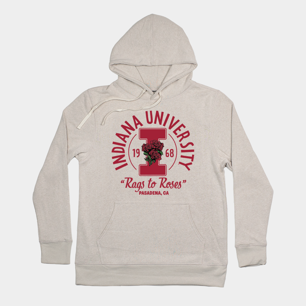 IU "Rags to Roses" 1968 Hoodie Style001 T-Shirts, Sweatshirt | CoreVibeTees.com (Image 1)