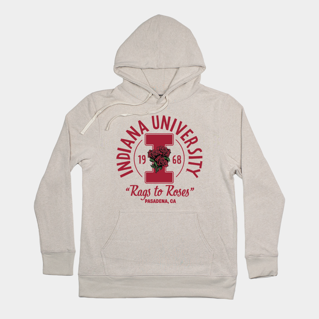IU "Rags to Roses" 1968 Hoodie Style001 T-Shirts, Sweatshirt | CoreVibeTees.com (Image 1)
