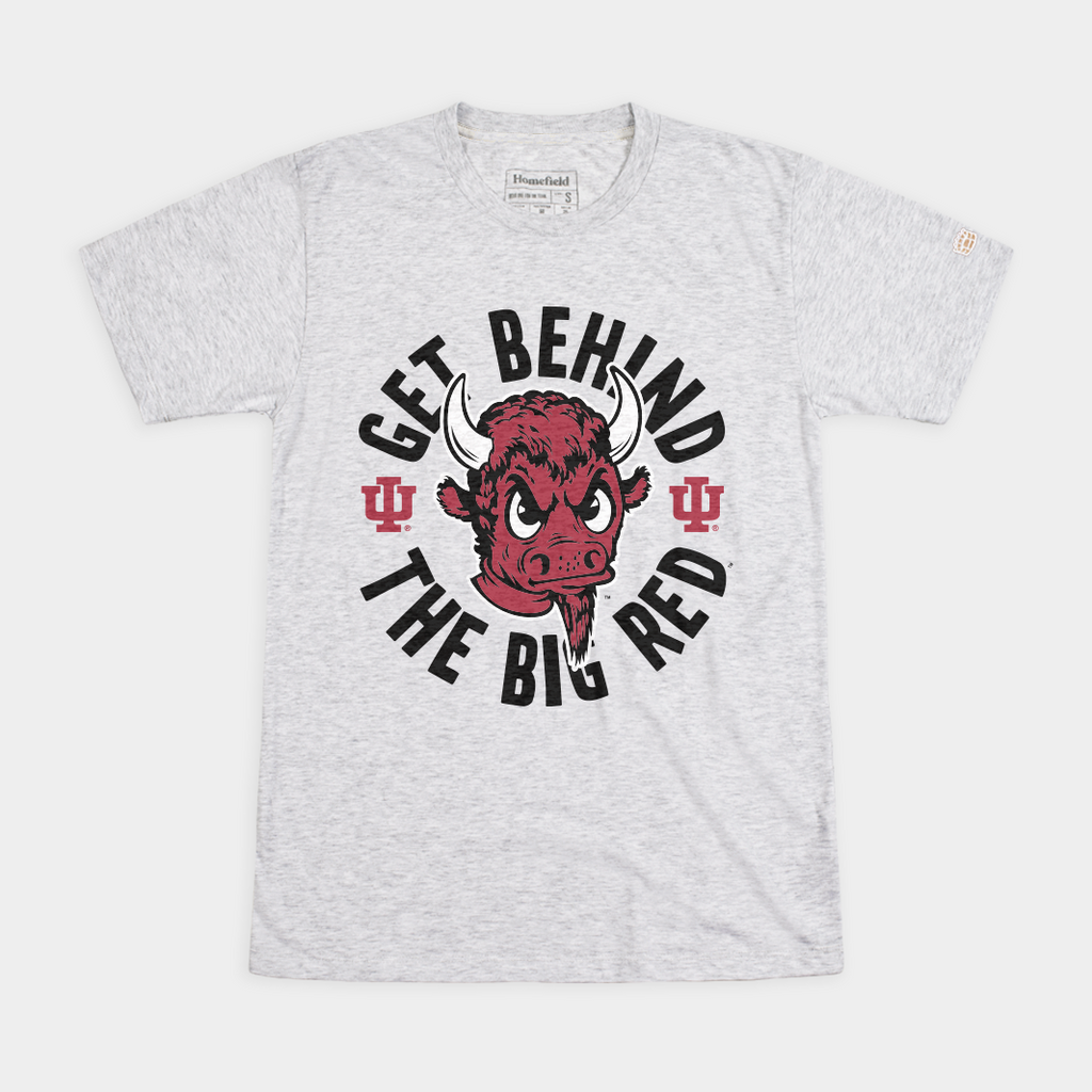 IU "Get Behind the Big Red" Bison Tee Style001 Hoodie, Sweatshirt | CoreVibeTees.com