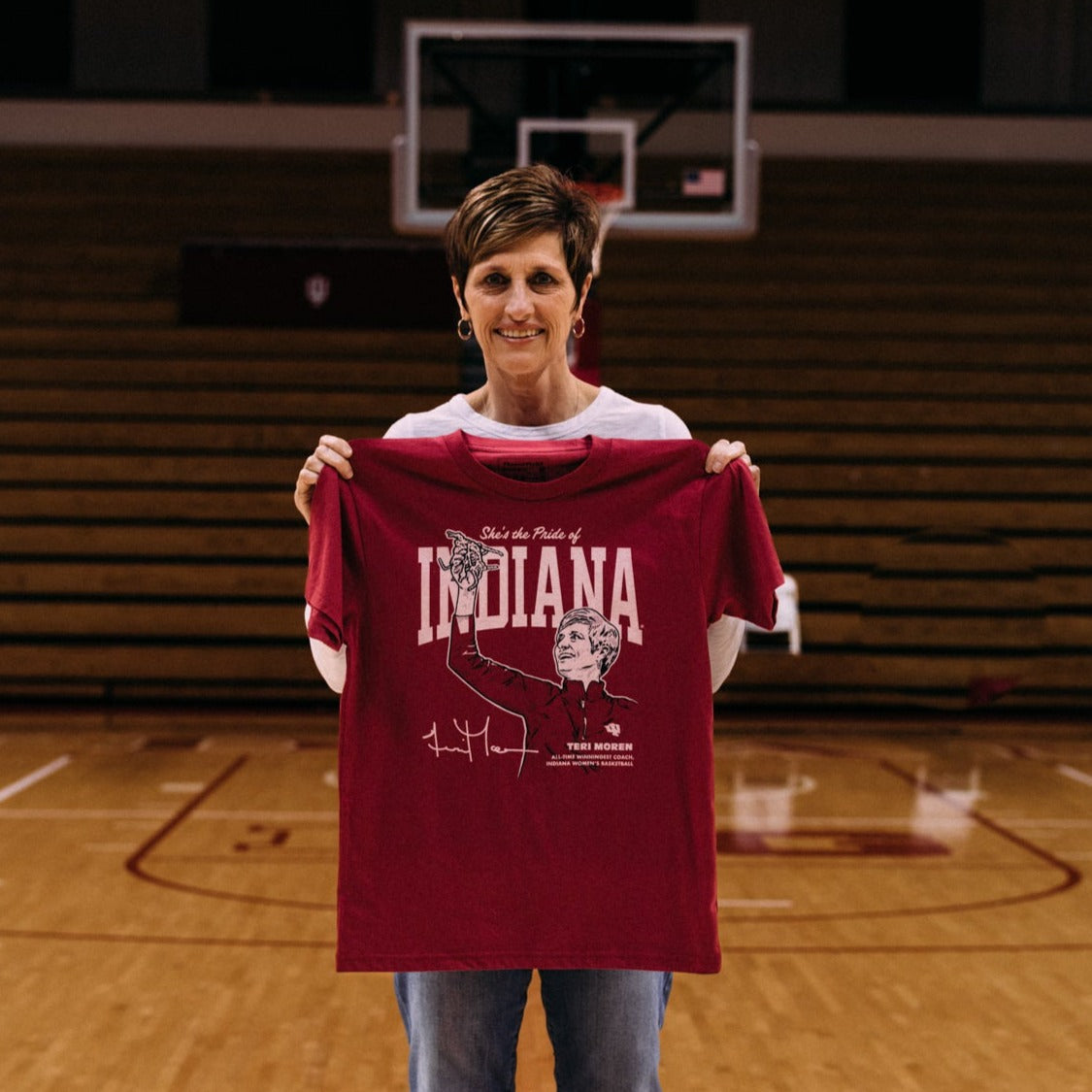 IU Teri Moren Women's Basketball Tee Hoodie, Sweatshirt | CoreVibeTees.com (Image 2)