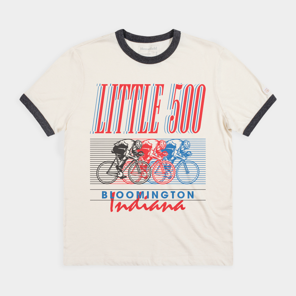 IU Student Foundation Retro Little 500 Ringer Tee Hoodie, Sweatshirt | CoreVibeTees.com (Image 1)