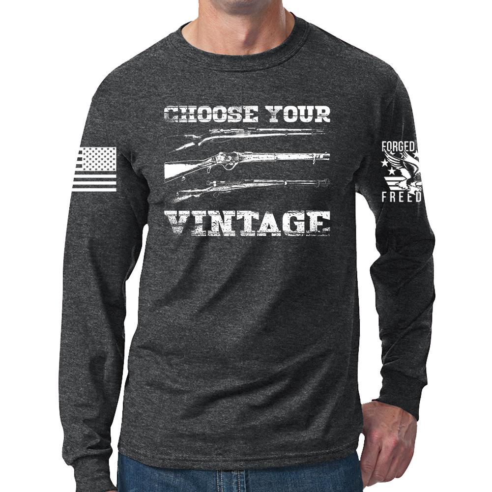 Choose Your Vintage Long Sleeve Shirt Hoodie, Sweatshirt | CoreVibeTees.com (Image 2)