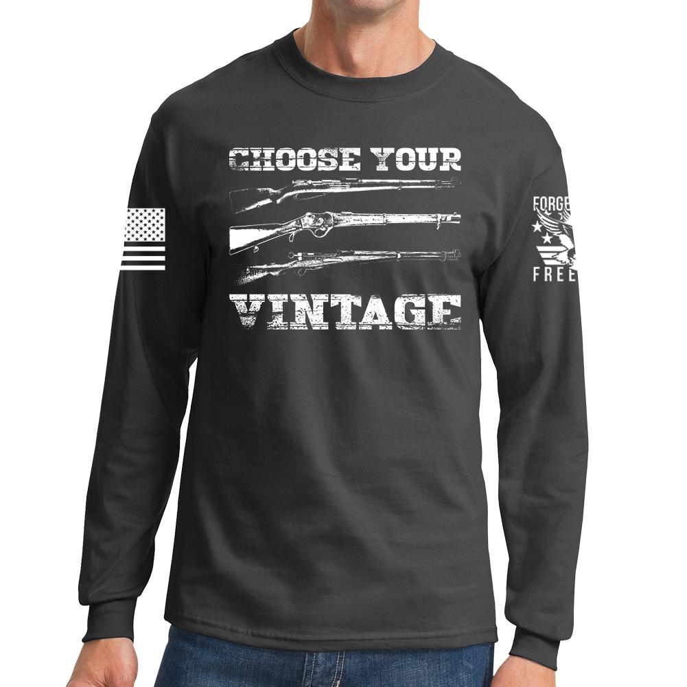 Choose Your Vintage Long Sleeve Shirt Hoodie, Sweatshirt | CoreVibeTees.com (Image 3)