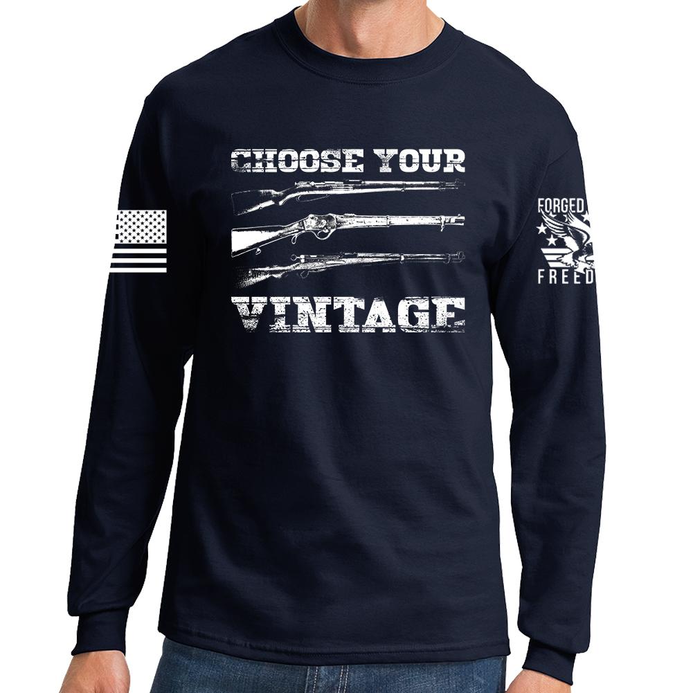 Choose Your Vintage Long Sleeve Shirt Hoodie, Sweatshirt | CoreVibeTees.com (Image 4)