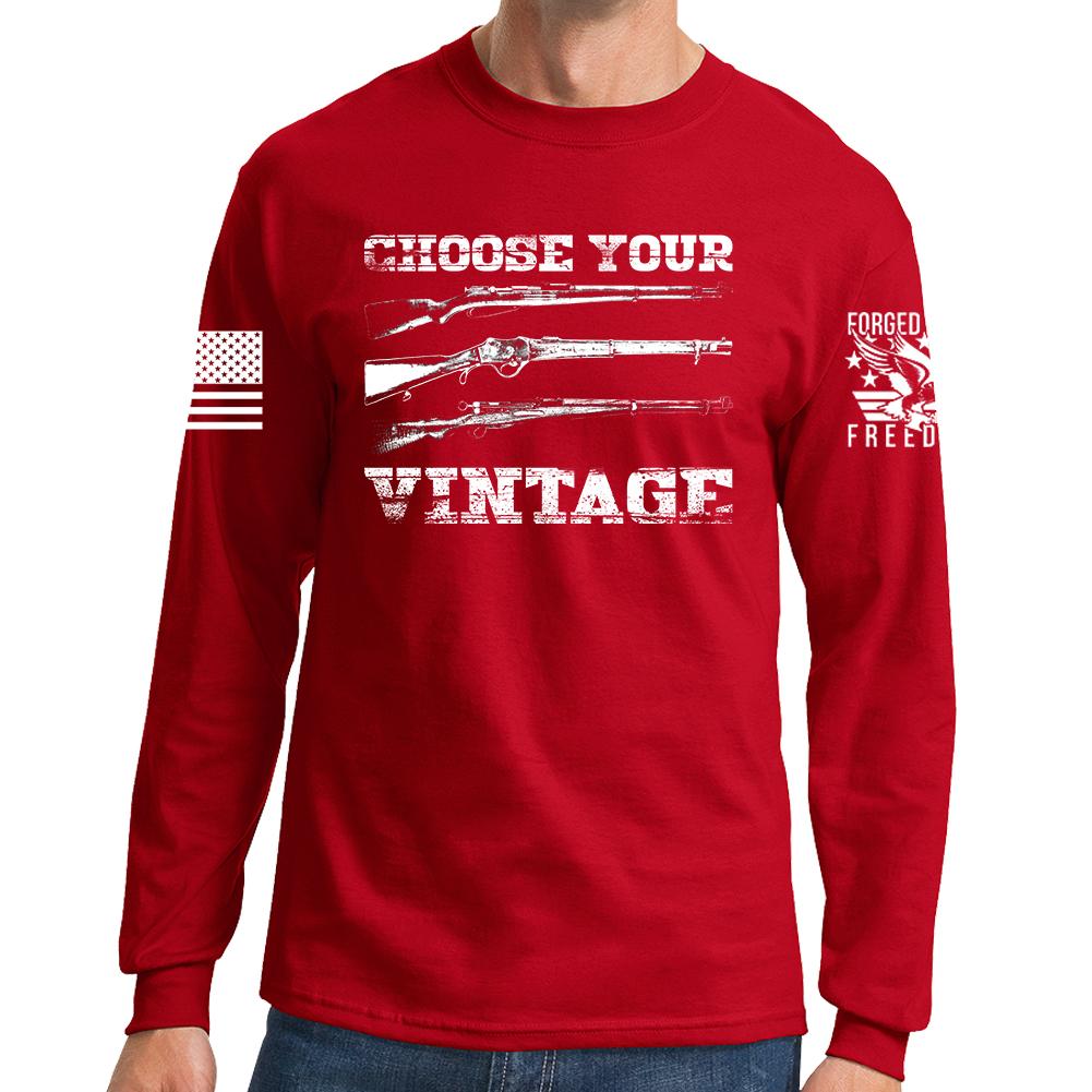 Choose Your Vintage Long Sleeve Shirt Hoodie, Sweatshirt | CoreVibeTees.com (Image 5)