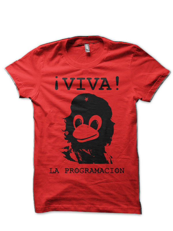 Viva Programming Half Sleeve Red T-Shirt Hoodie, Sweatshirt | CoreVibeTees.com