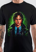 Ian Somerhalder Cartoon Art T-Shirt Hoodie, Sweatshirt | CoreVibeTees.com