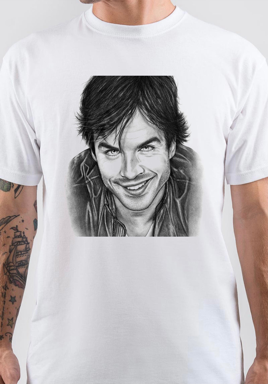 Ian Somerhalder Sketch T-Shirt Hoodie, Sweatshirt | CoreVibeTees.com