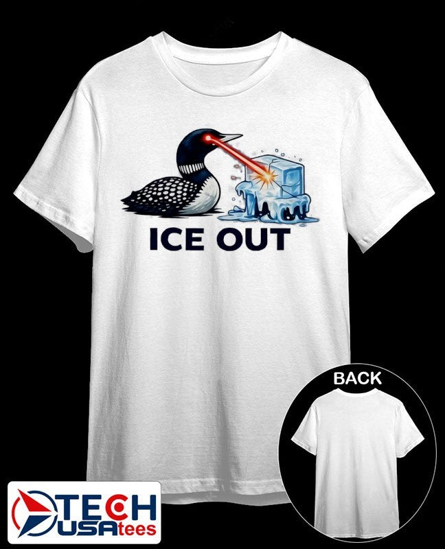 Ice Out Minnesota Common Loon shirt