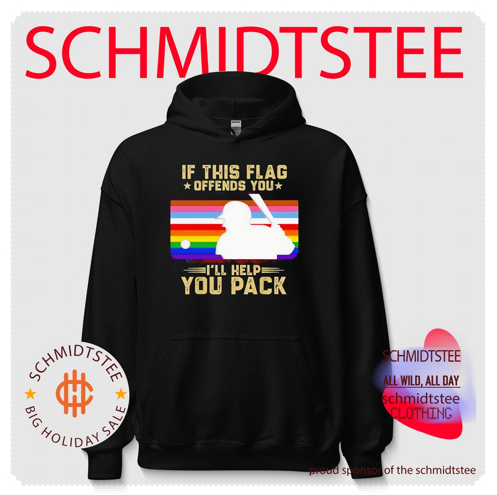 If this flag offends you I’ll help you pack Pride baseball shirt