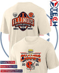 Illinois Fighting Illini 2025 Liberty Mutual Music City Bowl Champs helmet shirt
