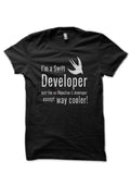 Im A Swift Developer Black T-Shirt Hoodie, Sweatshirt | CoreVibeTees.com