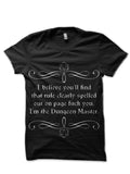 Iâ€™m the Dungeon Master Page Fuck You Black T-Shirt Hoodie, Sweatshirt | CoreVibeTees.com