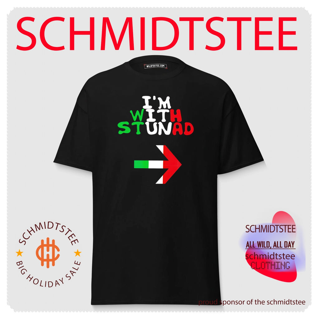 I’m with Stunad Italian flag shirt