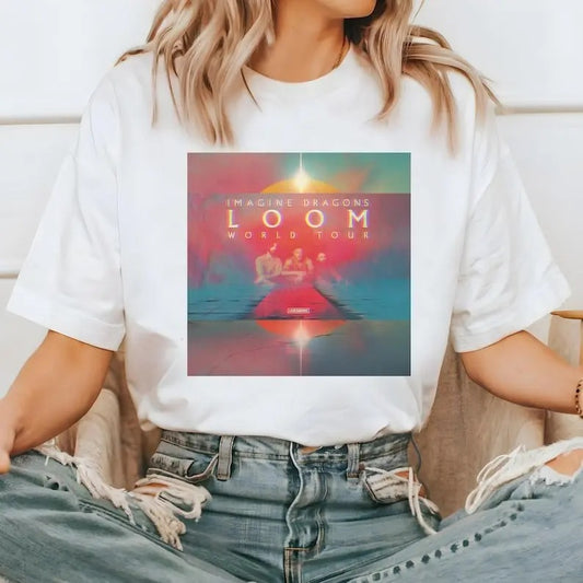 Imagine Dragons Loom Tour 2024 T-Shirt, Imagine Dragons 2024 Concert Shirt, Imagine Dragons Band Fan Gift, Unisex Shirt