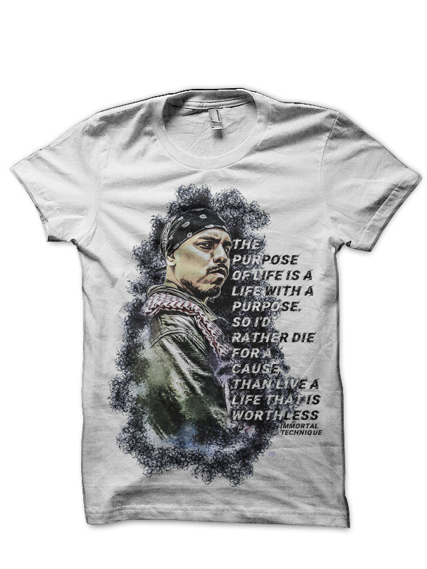 Immortal Technique White T-Shirt Style004 Hoodie, Sweatshirt | CoreVibeTees.com