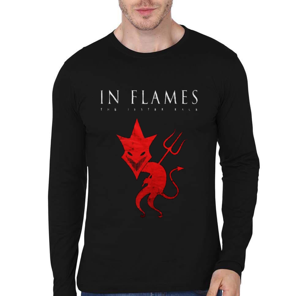 In Flames Full Sleeve T-Shirt Hoodie, Sweatshirt | CoreVibeTees.com