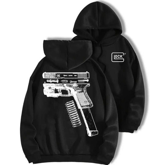 In Glock We Trust Hoodie Menswear Classic Glock Hoodie, trend
