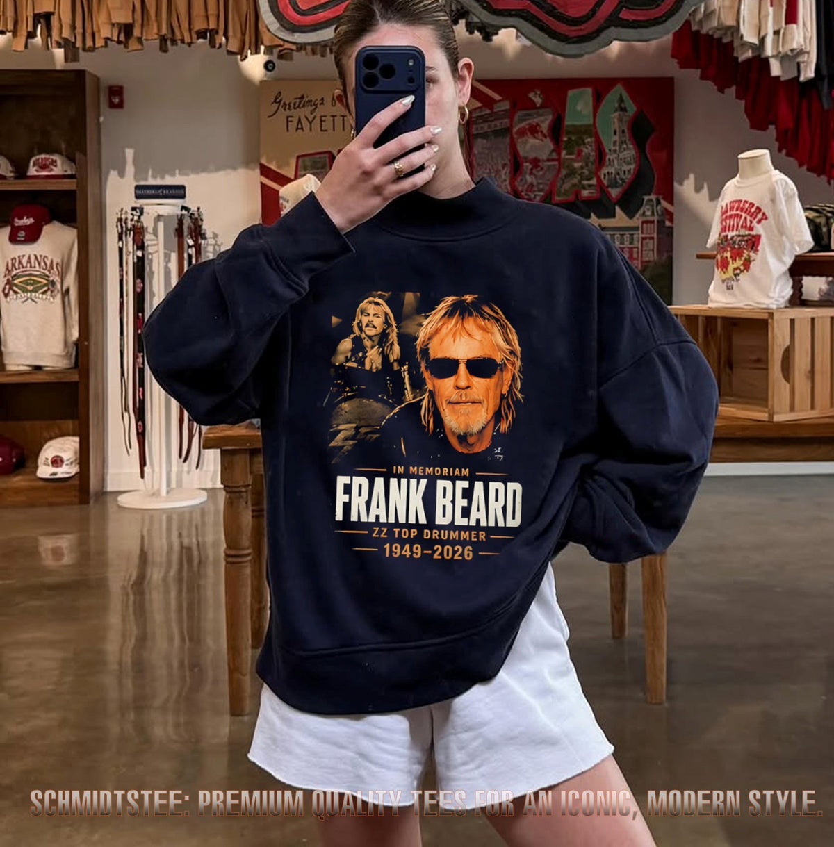 In Memoriam Frank Beard ZZ Top Drummer 1949-2026 shirt