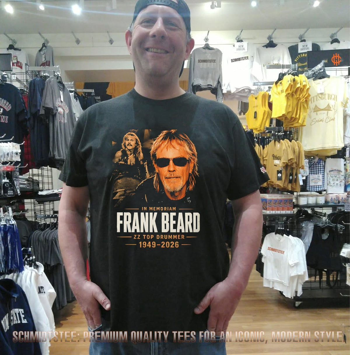 In Memoriam Frank Beard ZZ Top Drummer 1949-2026 shirt