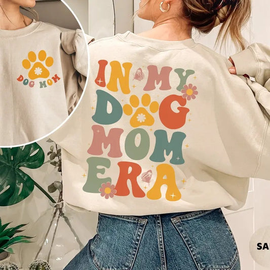 In My Dog Mom Era Shirt Dog Mama T-shirtdog Mom T Shirt For Womendog Lover Gift For New Dog Mom Sweatshirtchristmas Gift For Mom Sweater TK43GN