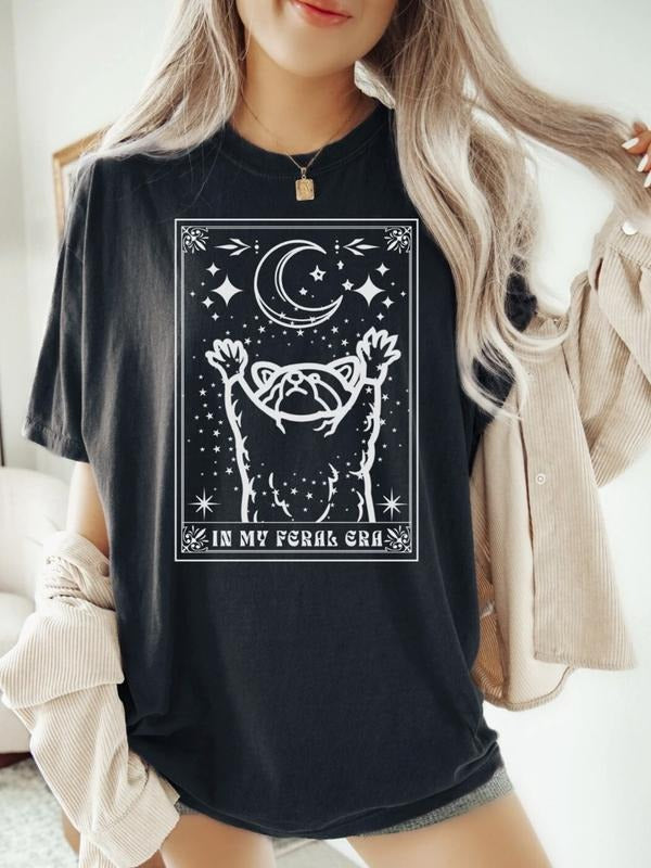 In My Feral Era Shirt Raccoon Shirt Mystical Tee Raccoon Gifts Racoon Tshirt Tarot Card Shirt Shirts That Go Hard Top Womenswear