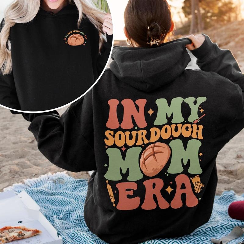 In My Sourdough Mom Era Baking Mom Shirt Sourdough Starter Bread Baker