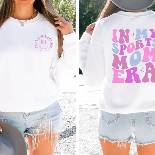 In My Sports Mom Era Sweatshirt, Sports Mom