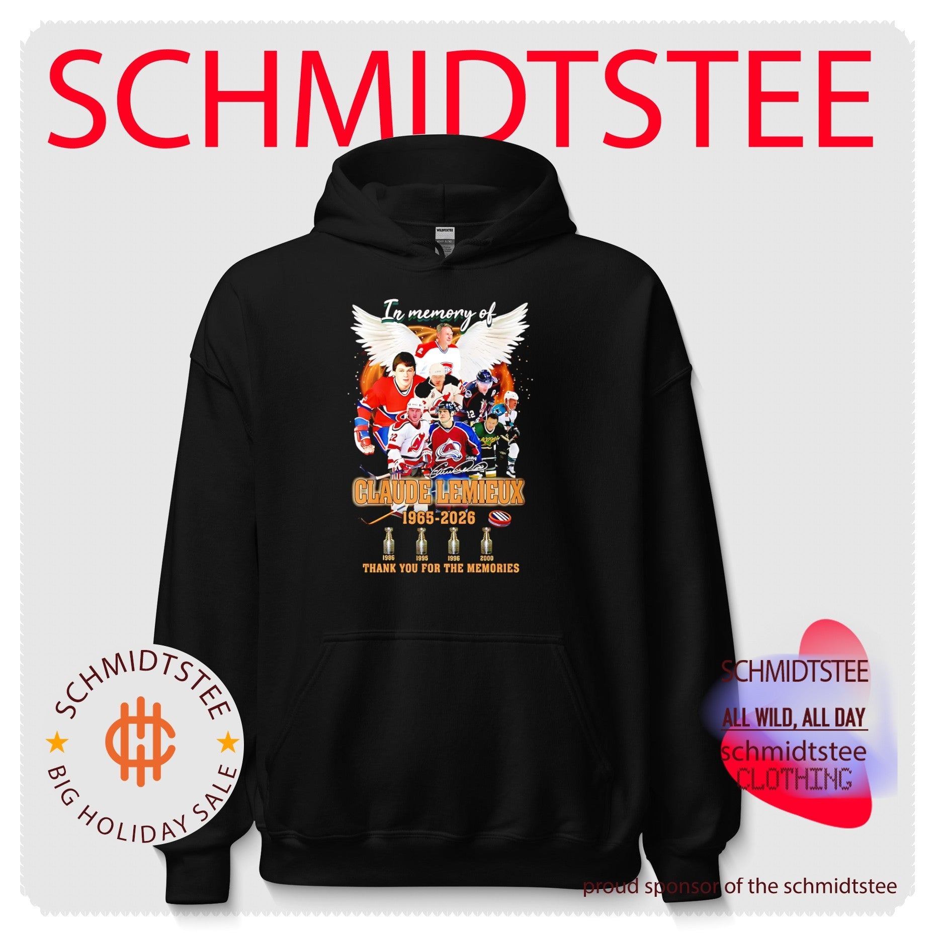 In memory of Claude Lemieux Montreal Canadiens 1965 2026 thank you for the memories signature shirt