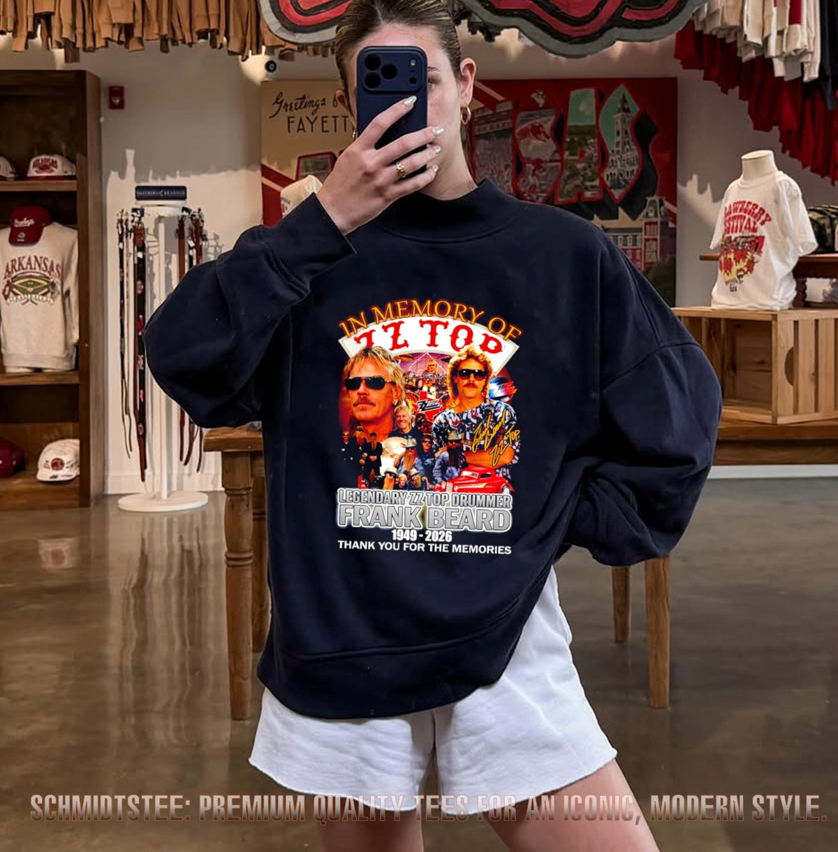 In memory of ZZ Top 57 Legendary ZZ Top Drummer Frank Beard 1949 2026 shirt