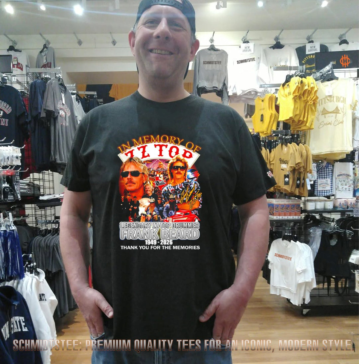 In memory of ZZ Top 57 Legendary ZZ Top Drummer Frank Beard 1949 2026 shirt