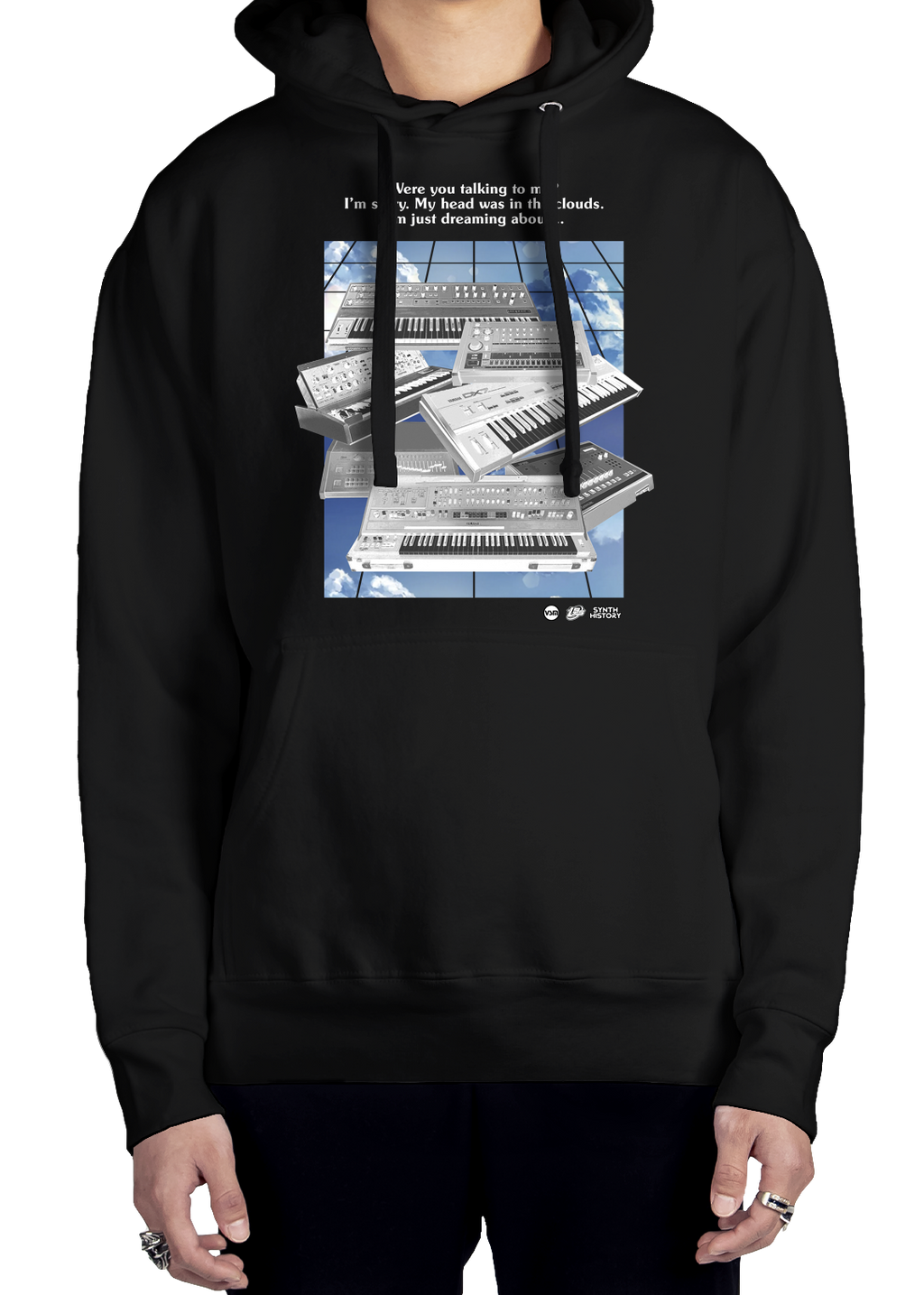 In The Clouds WHT Hoodie