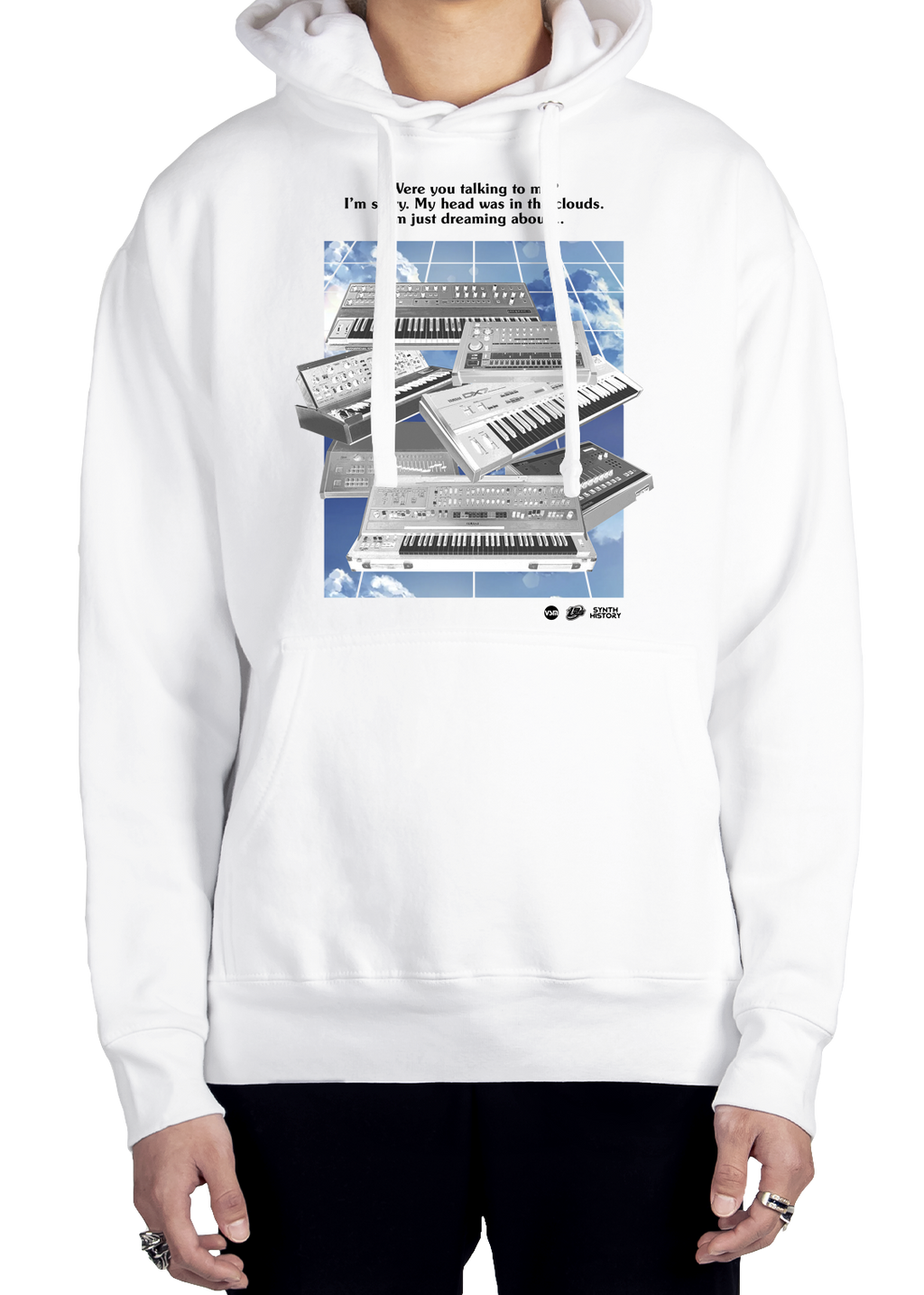 In The Clouds WHT Hoodie