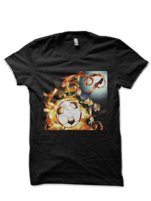 Inazuma Eleven Black T-Shirt Style001 Hoodie, Sweatshirt | CoreVibeTees.com